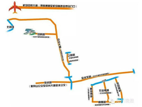 鄭州多處道路被管制，各位車主請繞行